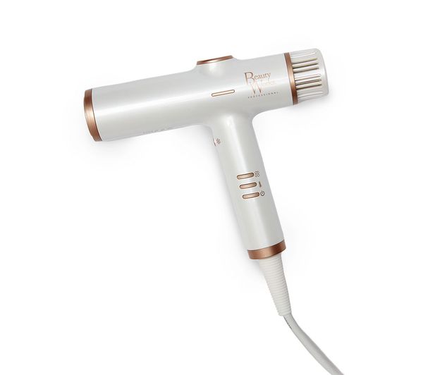 Beauty Works Aeris Hair Dryer Gold White