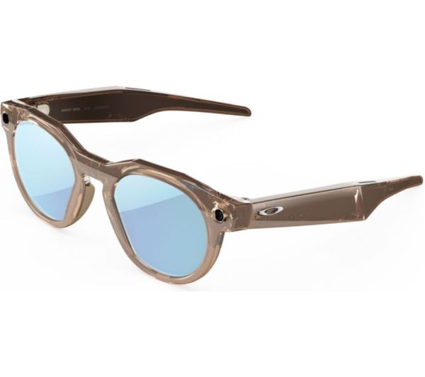 Oakley Meta Hstn Glasses Brown Smoke Prizm Deep Water Polarised