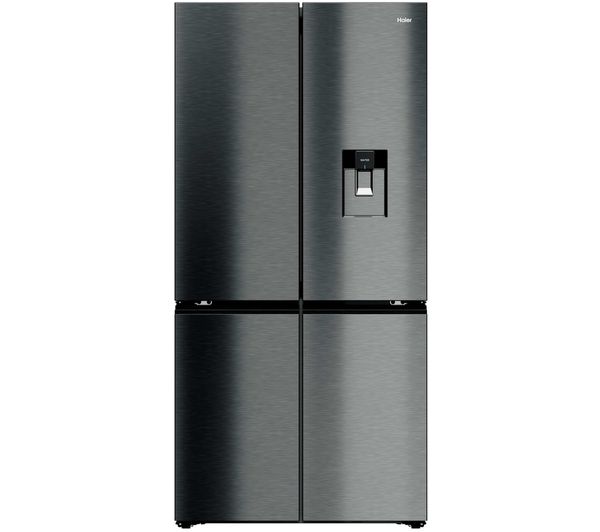 An image of HAIER Cube 90 Series 7 HCW79F19EHSB American-Style Smart Fridge Freezer - Iconic Black