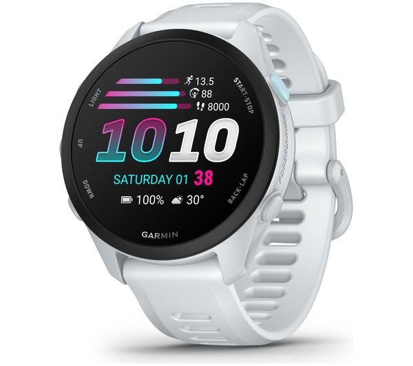 An image of GARMIN Forerunner 70 Sports Watch - Whitestone, 43 mm