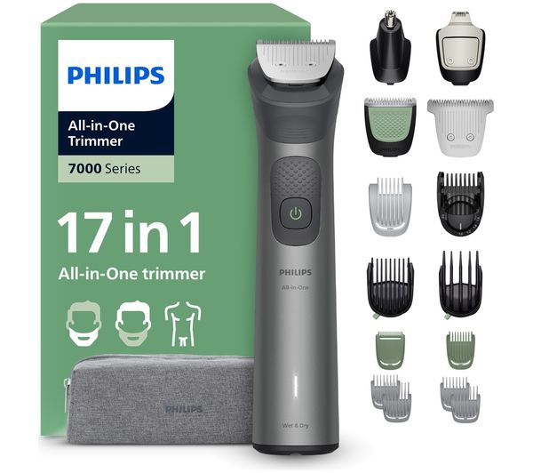 An image of PHILIPS Series 7000 17-in-1 MG7941/15 Wet & Dry Multi Grooming Trimmer - Black