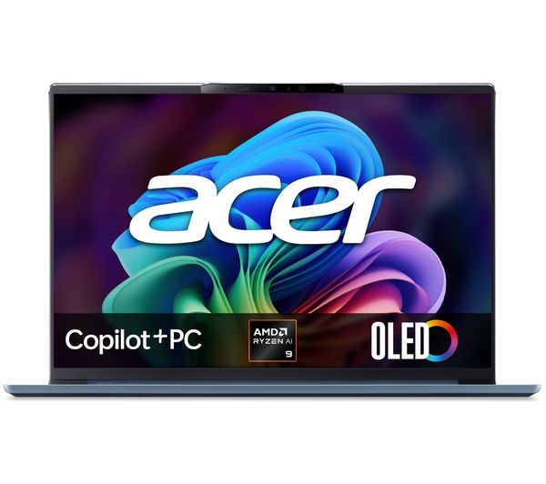 An image of ACER Swift Go 16 OLED 16" Laptop, Copilot+ PC - AMD Ryzen AI 9, 512 GB SSD, Blue