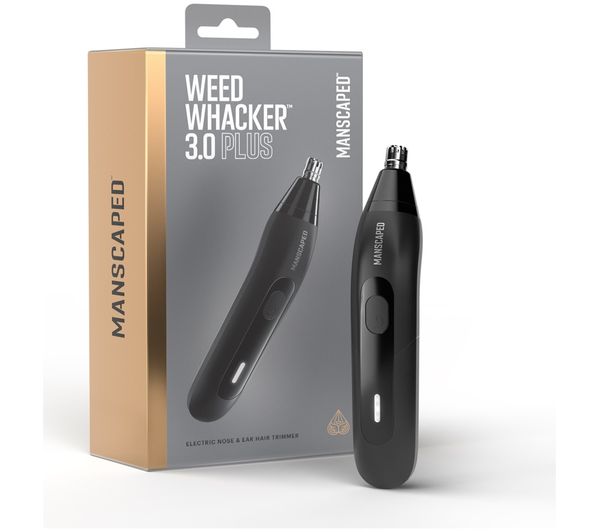 An image of MANSCAPED The Weed Whacker 3.0 Plus Wet & Dry Nose & Ear Hair Trimmer - Black
