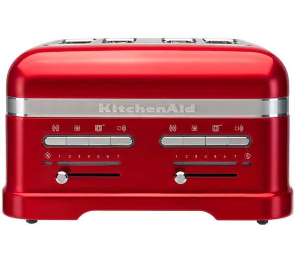 An image of KITCHENAID Artisan 5KMT4205BCA 4-Slice Toaster - Candy Apple