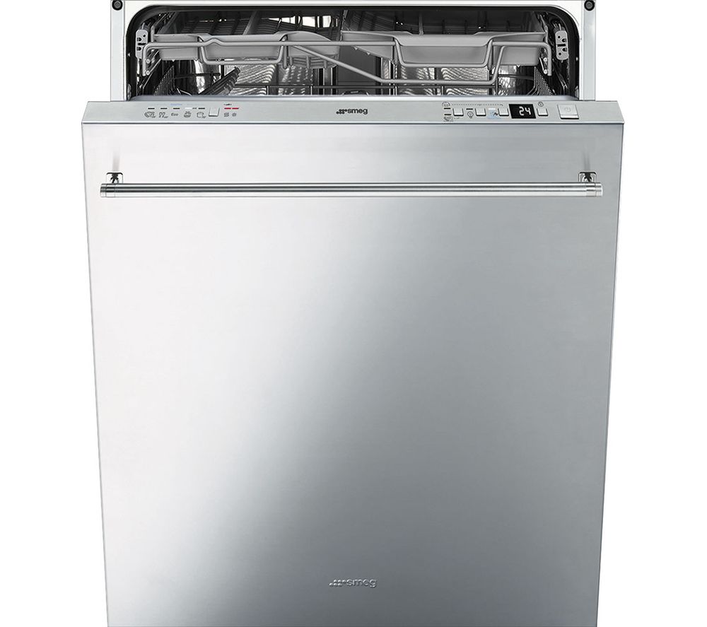 SMEG DI614PSS Fullsize Semiintegrated Dishwasher Specs