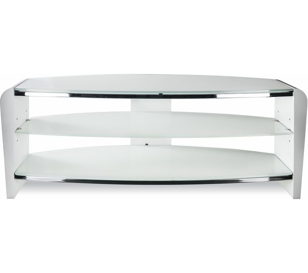 ALPHASON Francium 1400 TV Stand - White, White