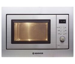 HOOVER HMG201X Built-in Compact Microwave with Grill - Stainless Steel