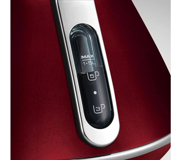 100111 MORPHY RICHARDS Evoke One Traditional Kettle Red Currys