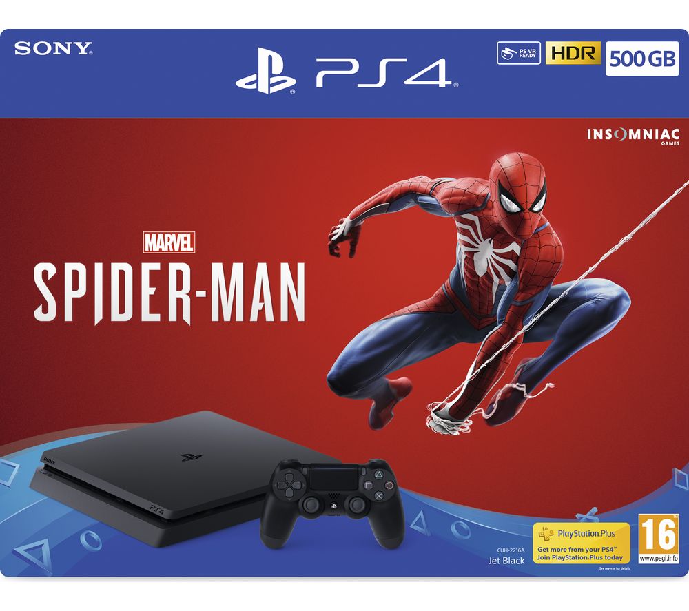 Buy SONY PlayStation 4 with Spider-Man - 500 GB | Free Delivery | Currys