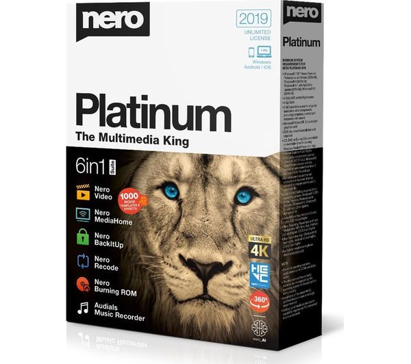 NERO Platinum 2019 - Lifetime for 1 device