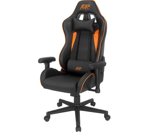 Adx Race19 Gaming Chair Black Orange Currys Pc World Business
