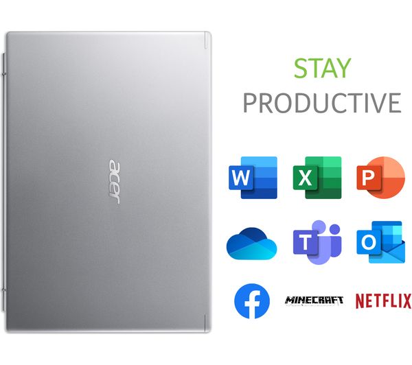 PC Portable Acer Aspire 5 15,6″ – I5 2.5GHz, RAM 8Go, SSD 500Go, MX150, Quasi Neuf