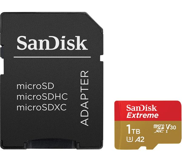 Image of SANDISK Extreme Class 10 microSDXC Memory Card - 1 TB