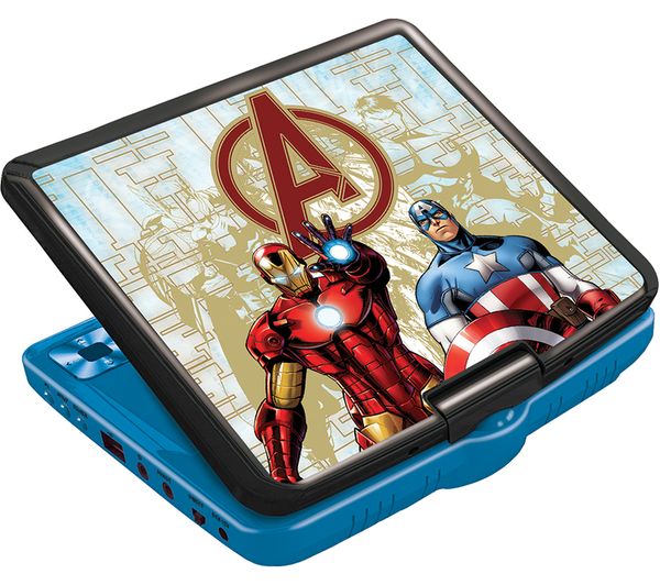 Buy LEXIBOOK DVDP6AV Portable DVD Player Avengers Free Delivery