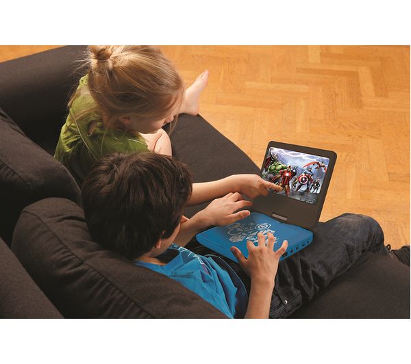 Buy LEXIBOOK DVDP6AV Portable DVD Player Avengers Free Delivery