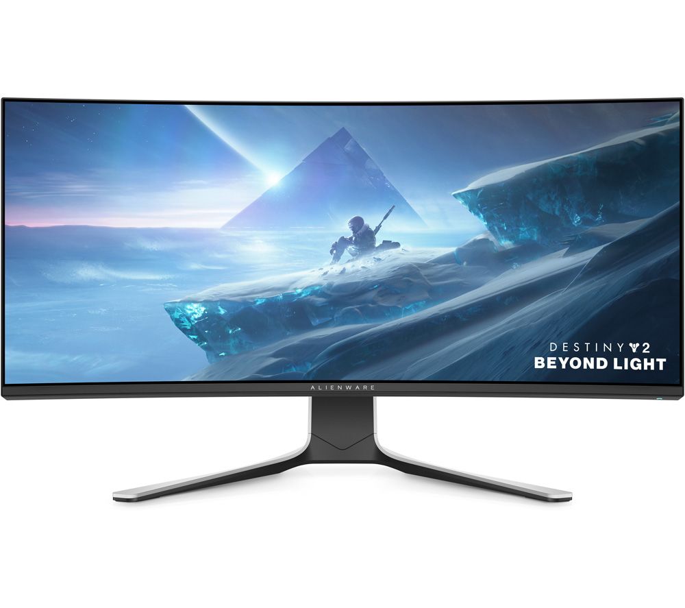 ALIENWARE AW3821DW Wide Quad HD 37.5 Curved Nano IPS Gaming Monitor - Lunar Light