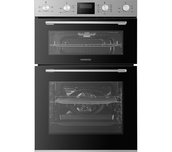 Kenwood Kbidox21 Electric Double Oven Black Stainless Steel