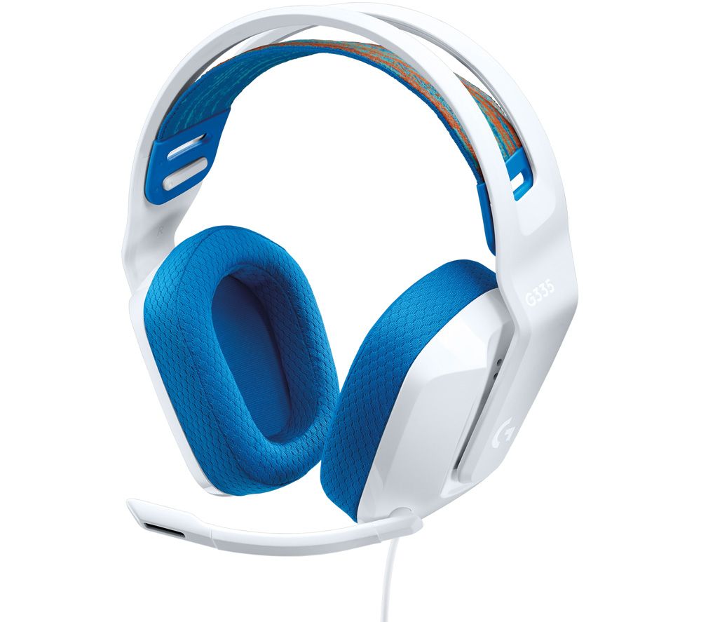 G335 Gaming Headset - White & Blue