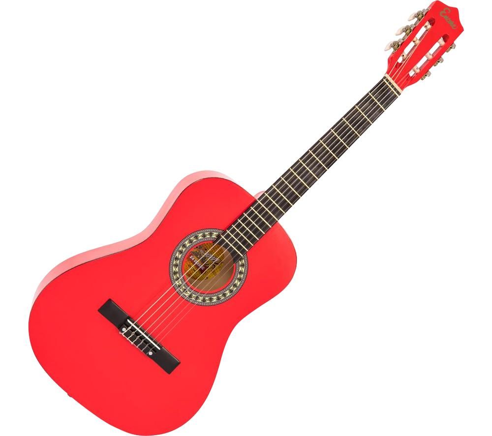 ENC34ROFT Acoustic Guitar Bundle - Red