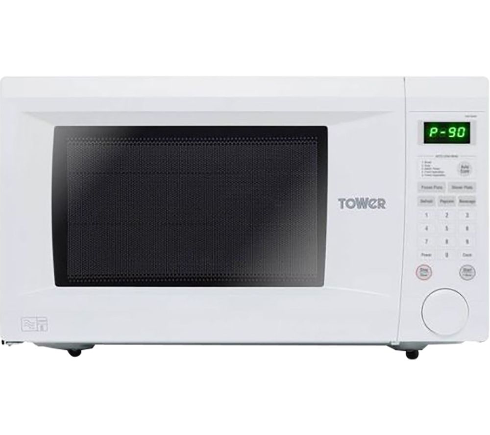 TOWER KOR1N0AT Solo Microwave - White, White