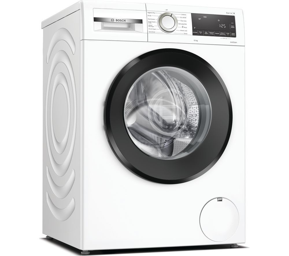 BOSCH Serie 6 WGG25401GB 10 kg 1400 Spin Washing Machine White Fast