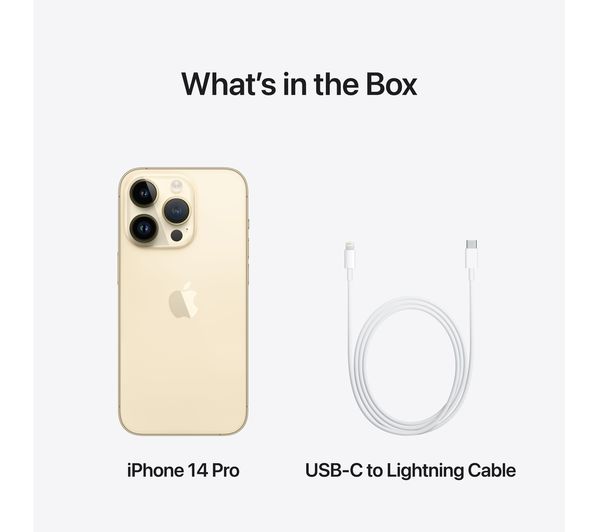 MQ2V3ZD/A - APPLE iPhone 14 Pro - 1 TB, Gold - Currys Business