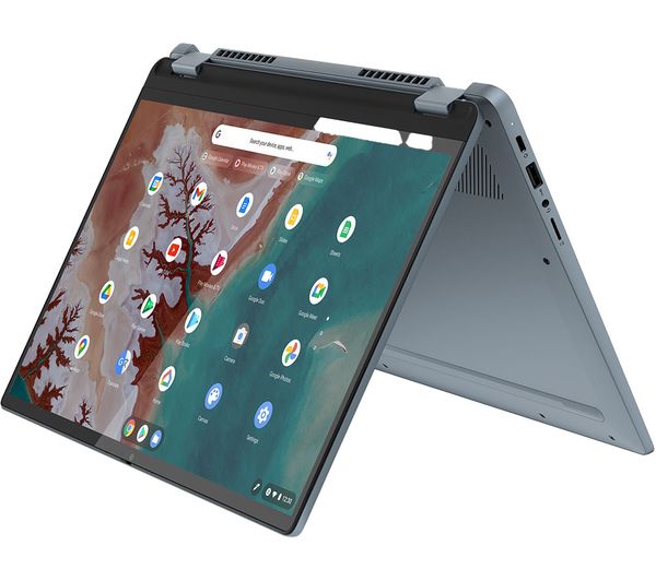 Image of LENOVO IdeaPad Flex 5 14" 2 in 1 Chromebook Plus - Intel® Core™ i3, 256 GB SSD, Blue