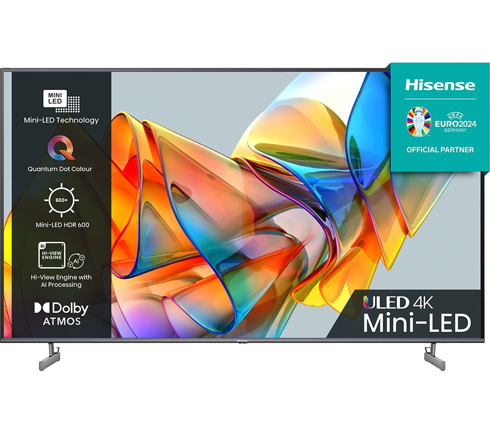 55U6KQTUK 55" Smart 4K Ultra HD HDR Mini-LED TV with Amazon Alexa