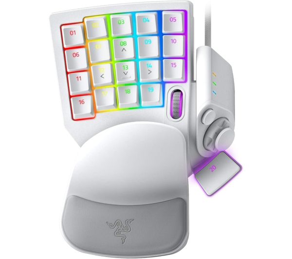 An image of RAZER Tartarus Pro Gaming Keypad - White