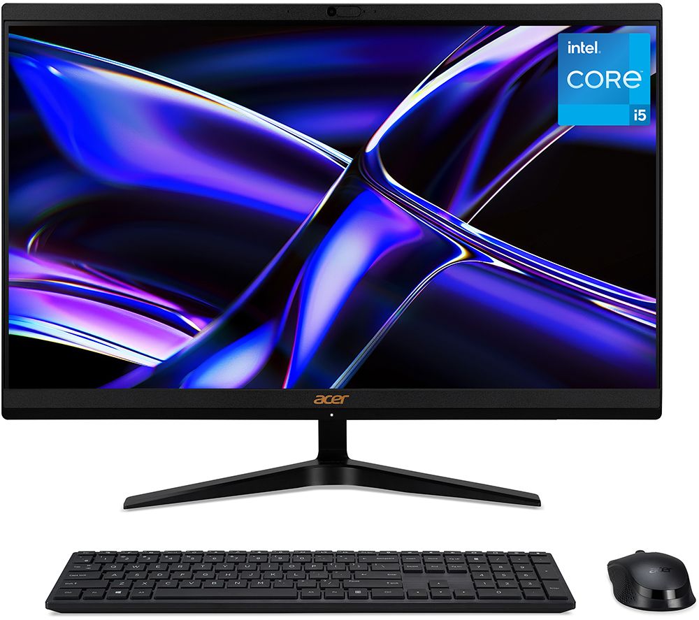 Aspire C24-1800 23.8" All-in-One PC - Intel® Core™ i5, 512 GB SSD, Black