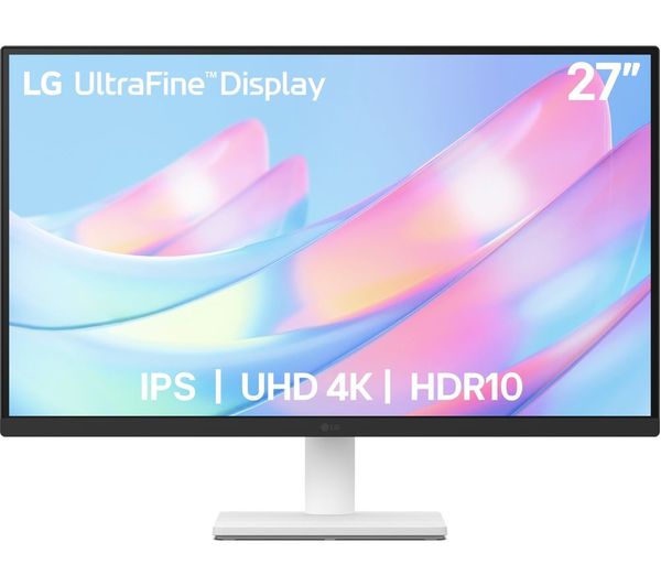 LG 27US500-W 4K Ultra HD 27 IPS LCD Monitor - White