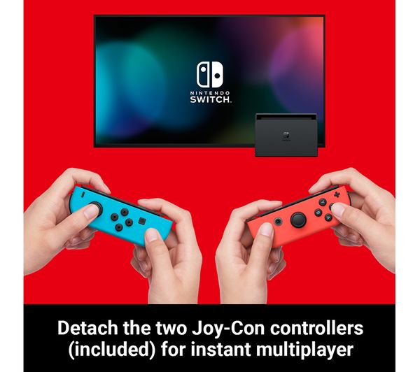 NINTENDO Switch Neon Red & Blue, Sports & Nintendo Switch Online