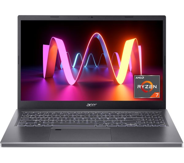 Aspire 5 15.6" Refurbished Laptop - AMD Ryzen 7, 1 TB SSD, Grey (Excellent Condition)