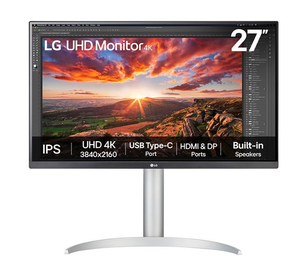 Lg 27up850k Waek 4k Ultra Hd 27 Led Monitor Black Silver