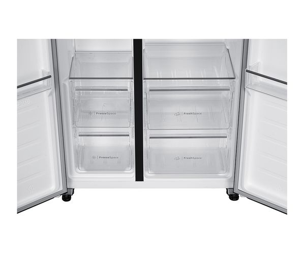 INDESIT INGF 6441 XP4UK American-style Fridge Freezer - Inox