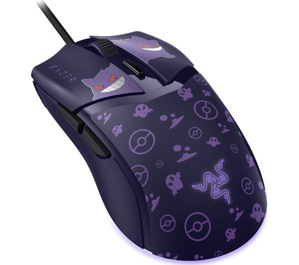 An image of RAZER Cobra RGB Optical Gaming Mouse - Pokémon Gengar Edition