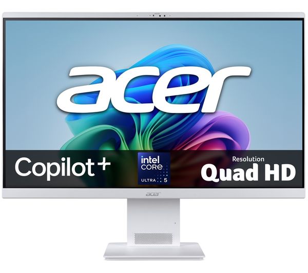 An image of ACER Aspire S27B 27" All-in-One PC - Intel® Core™ 5, 1 TB SSD, White