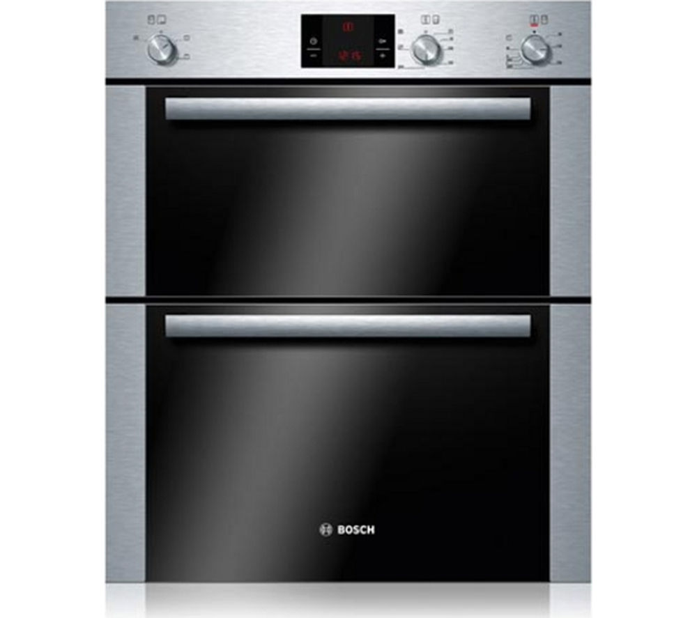 Buy BOSCH HBN13B251B Electric Builtunder Double Oven Brushed Steel