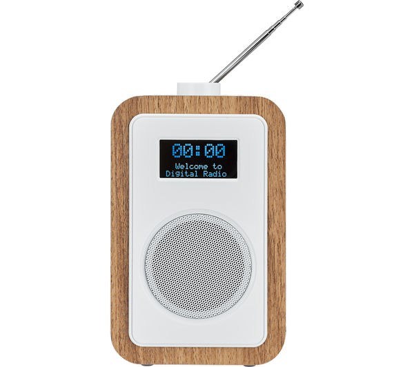 strak Outlook Ontbering RA-D51 - JVC RA-D51 DAB/FM Radio - Wood & White - Currys Business