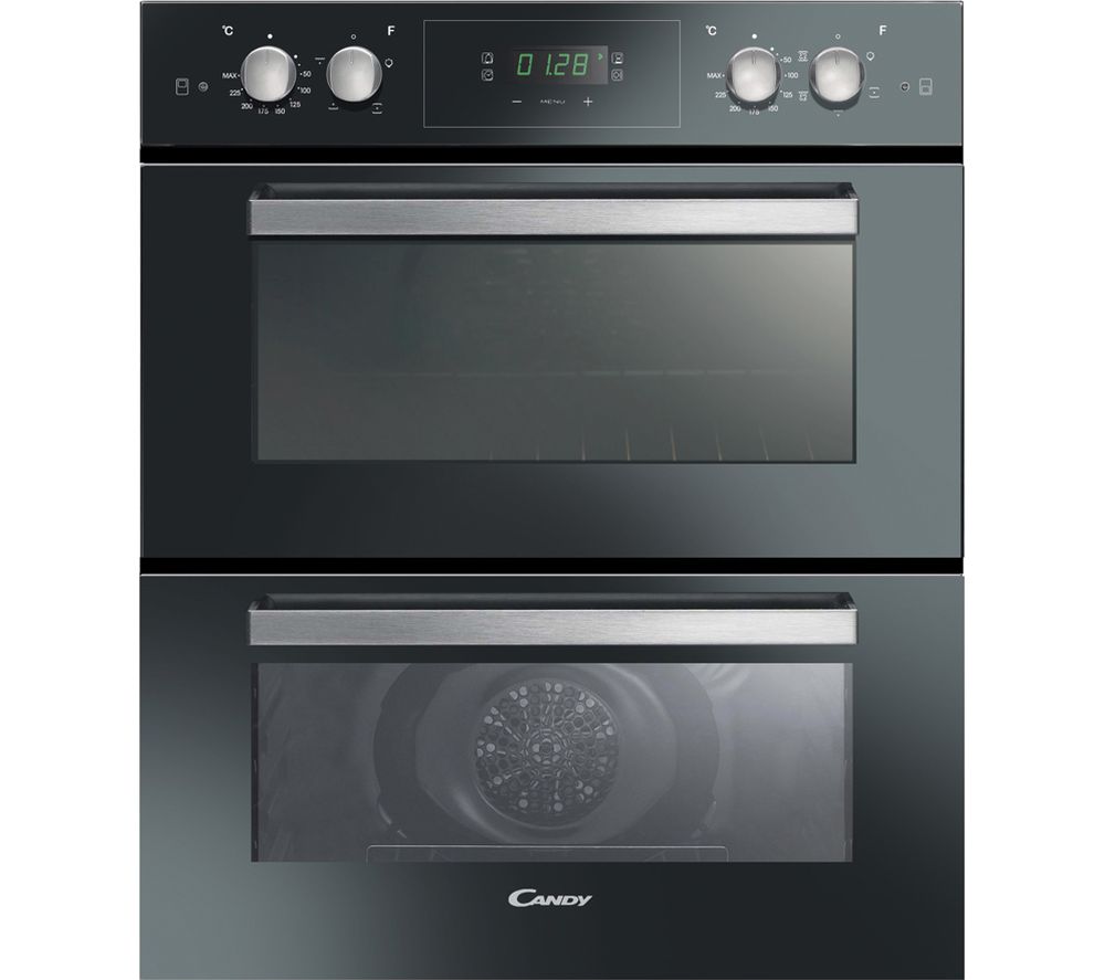 CANDY FC7D415NX Electric Double Oven - Black, Black