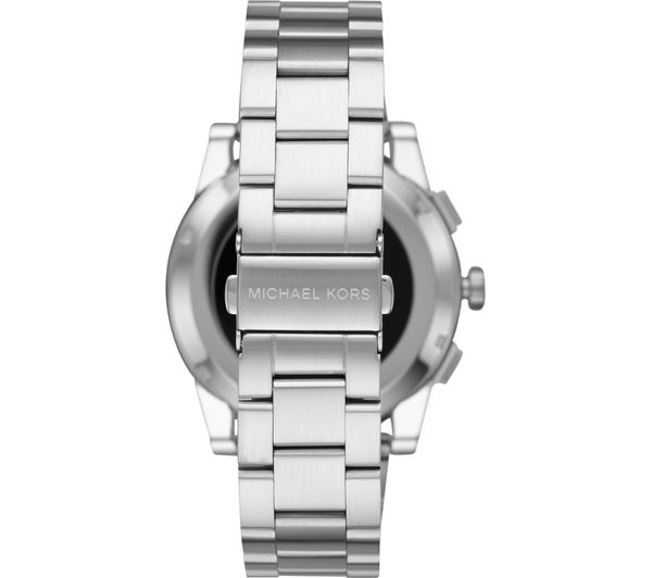 4053858921993 - MICHAEL KORS Access Grayson MKT5025 Smartwatch - Silver,  Medium - Currys Business