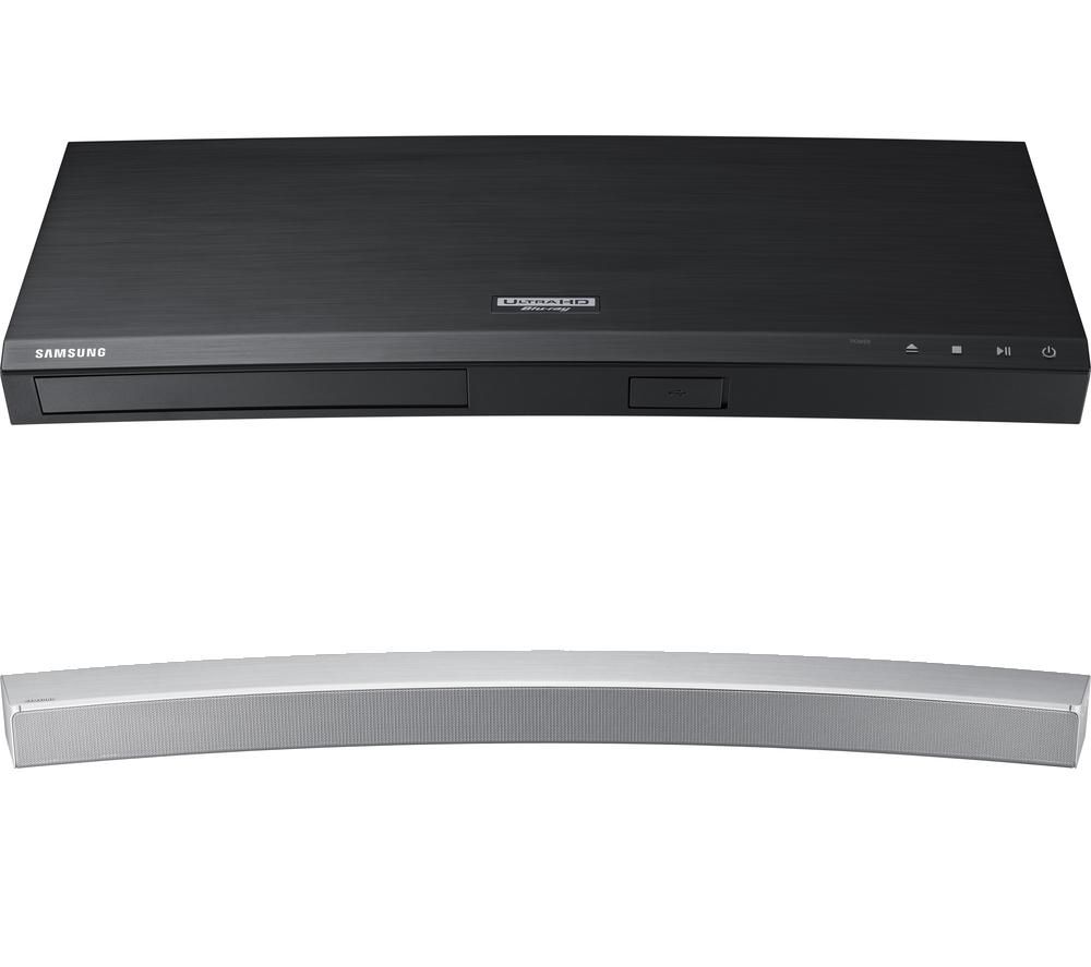 SAMSUNG HW-MS6501 3.0 Curved All-in-One Sound Bar & 4K Ultra HD Blu-ray Player Bundle Review