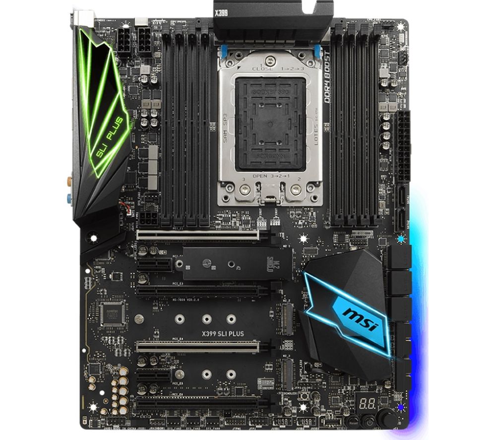 MSI SLI PLUS X399 TR4 Motherboard