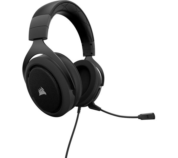 CORSAIR HS60 7.1 Gaming Headset - Black, Black