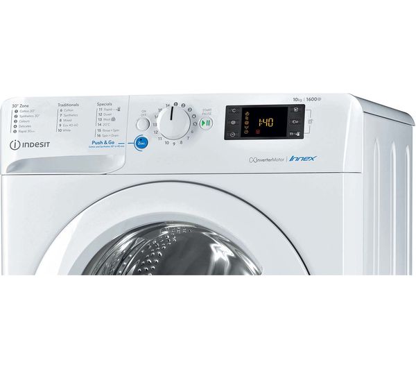 indesit 10kg 1600 spin