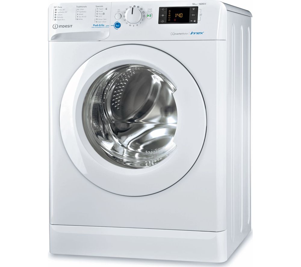 INDESIT Innex BWE 101683X W UK N 10 kg 1600 Spin Washing Machine - White