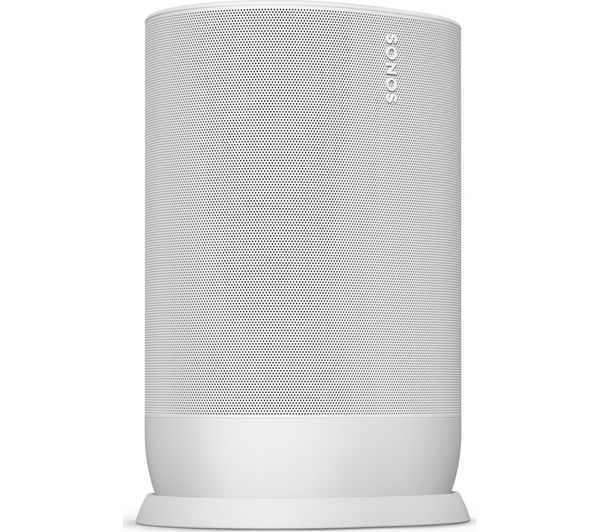 Image of SONOS Move Portable Wireless Multi-room Speaker with Google Assistant & Amazon Alexa - White