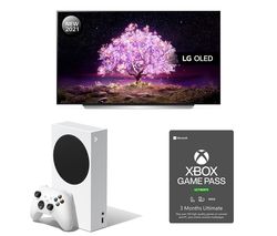 OLED65C14LB 65" Smart 4K Ultra HD OLED TV, Xbox Series S & 3 Month Game Pass Ultimate Bundle