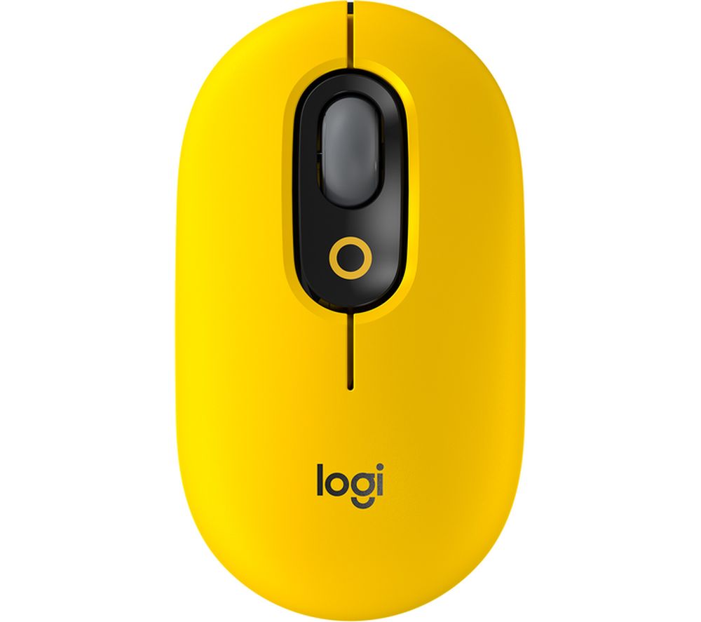 LOGITECH Pop Wireless Optical Mouse - Blast Yellow