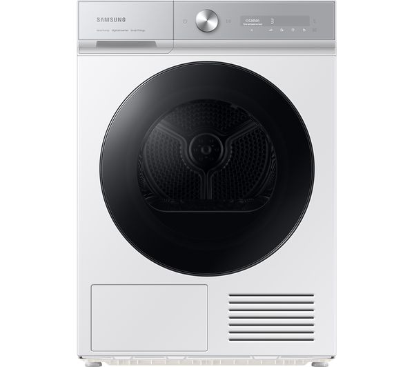Image of SAMSUNG Series Bespoke Series 8 DV90BB9445GH/S1 WiFi-enabled 9 kg Heat Pump Tumble Dryer - White